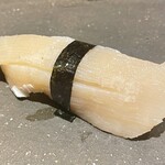 鮨処 池上 - 知多半島の新物のたいらぎ貝柱