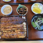 二本松亭 - うな重 特 大盛り