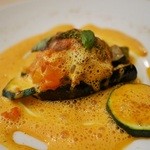 鯒のオーブン焼き、スープドポワソン　(2014,7)