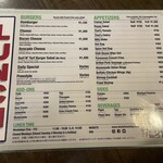 シェイクツリー バーガー＆バー - メニュー