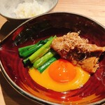 The INNOCENT CARVERY - 和牛霜降りすき焼き～旬のお野菜と磨宝卵～