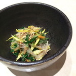 サクラダイニング - ベジタリアンメニューから水菜のおひたし