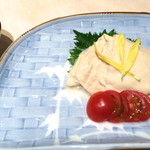 サクラダイニング - ベジタリアンメニューから引き上げ湯葉