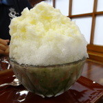 納言志るこ店 - つれが頼んだ宇治ミルク