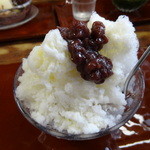 納言志るこ店 - 小倉ミルク＋アイス、さらにクリームぜんざいから小豆増量！