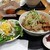 肉の沼田 - 料理写真:カルビ丼とサラダ、コロッケ