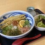 はな明かり - おろし梅ぶっかけセット(温)