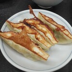 万里 - セットの餃子