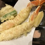 蟹・河豚專門 蟹吉WEST 難波道頓堀 - 天ぷら