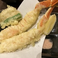 かに・ふぐ専門 蟹吉WEST なんば道頓堀 - 天ぷら
