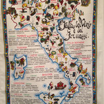 da TAKASHIMA - トイレに掲載されたイタリア地図