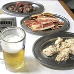 やまどり - 注文した肉（一部）