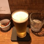 麹町いづみや しろ - あがりビール ・函館 いかの塩辛