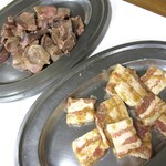 やまどり - 豚心舌 ＆ 豚カルビ