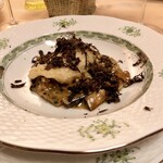 リストランテ ラ・バリック トウキョウ - 黒トリュフと牡蠣のリゾット