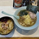 ラーメン 和久 - ラーメン+ネギ丼