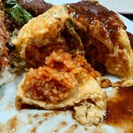 ひかり食堂 - とも思える、ご飯の粒粒感が口の中で分かって
心地良い食感だなあ❗️

トマトケチャップは甘味に変わっていて
何となくバターの旨味感もある様な気がする❔