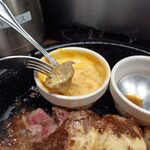 いきなりステーキ - チーズフォンデュ風でうんまい♪