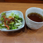 千舟屋 - 最初にサラダ　※2014年7月