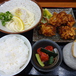 千舟屋 - 千舟屋定食900円　※唐揚げを選択　※2014年7月