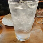 えび寿し - 芋焼酎 ソーダ割り