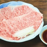 絲絨牛肉燒涮 silk wagyu loin