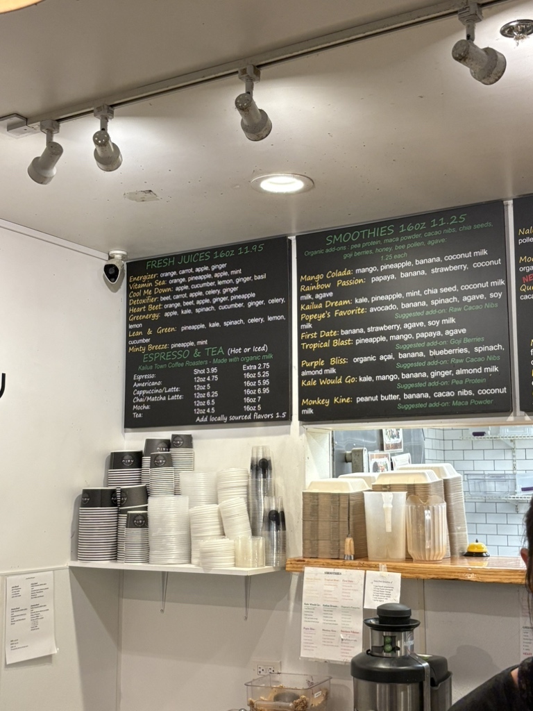 メニュー写真 : Nalu Health Bar & Café WAIKIKI - ワイキキ/ハワイ