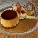 ロルノ - ドルチェミスト（プリン、トルタ・ディ・リコッタ）