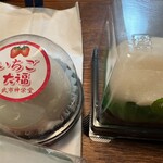 武市神栄堂菓子店 - イチゴ大福、キウイ大福パッケージ