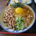 グリル赤坂 - 納豆定食￥８００の納豆丼
