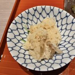 おい河 - 蟹の炊き込みご飯
