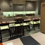 おい河 - カウンター席