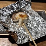 比内地鶏串 Sot l'y laisse - 東成瀬村あわび椎茸