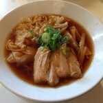 喜多方 満喜 - 醤油ワンタン麺