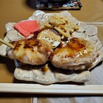 遊心庵 - そばがきの肉巻き