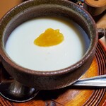 遊心庵 - そば杏仁豆腐