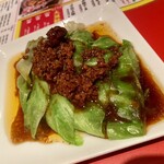 ぎょうざいってん 神田本店 - 茹でレタス肉味噌掛け（499円）