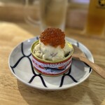 裏なんばサカナエビス - サーモン親子ポテトサラダ(玉ねぎ抜き)