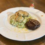 Fortune comes in at the merry gate - ホタテのアオサクリームリゾット