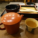 孫四郎そば - そば湯もあり