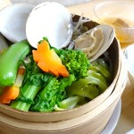 中華ダイニング SCENT - セイロ蒸しランチ（大ハマグリのセイロ蒸し）