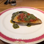 287999624 - お魚のポワレ　鯖　バジルソース