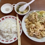 龍門 - エビ天定食　700円