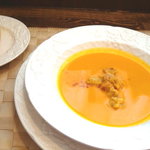 レストラン オゼルブ - かぼちゃのスープ