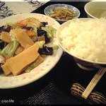 四川料理 青山 - ランチの八宝菜