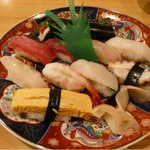 Sushi Eikura - 071112永くらランチにぎり大盛