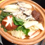 上野藪そば - 牡蠣鍋（味噌）