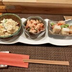 本日のおばんざい 3品盛り