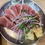 大衆立飲 もつ刺 すずき - コリコリ砂肝ベッツ