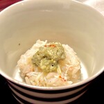 多仁本 - 松葉蟹の蒸し寿司　美味しそうです♫